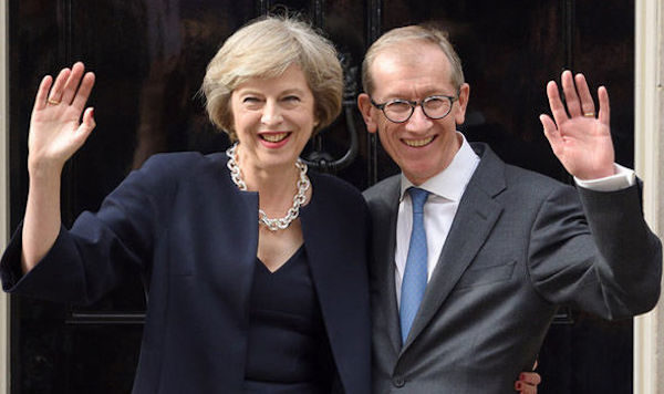 Click to enlarge Theresa May, Philip May