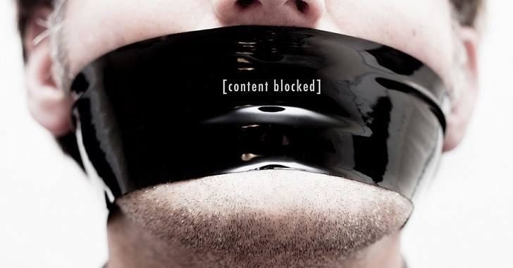 Social media censorship