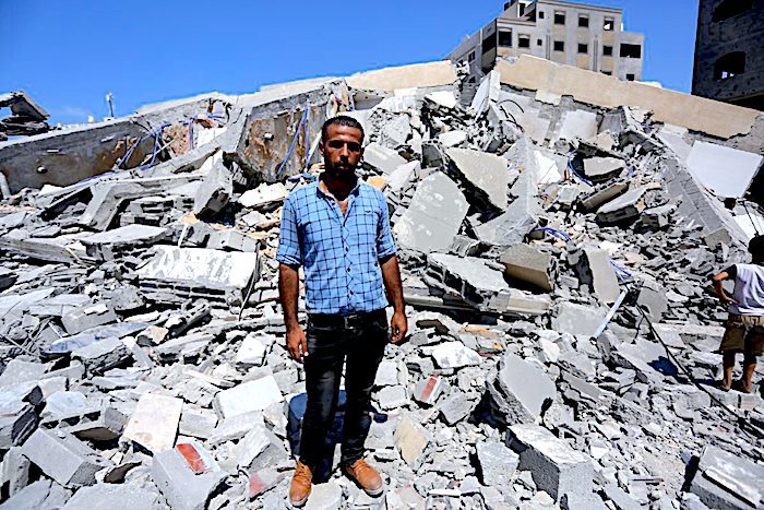 Destroyed cultural center