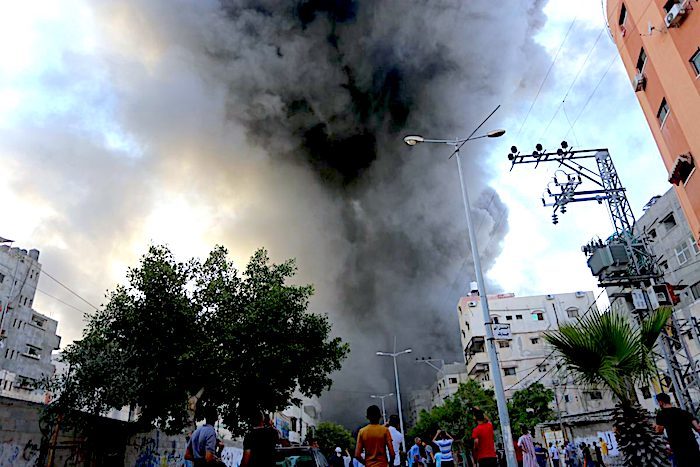 Click to enlarge Palestinian culture center hit