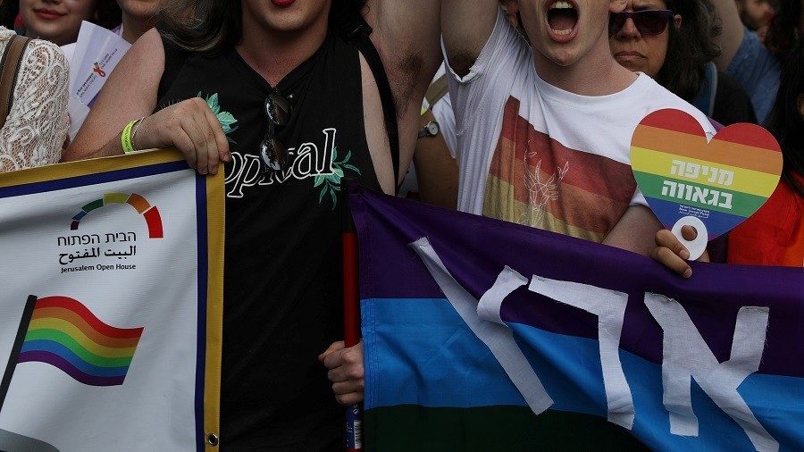Click to enlarge gay jewish protesters france
