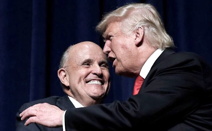 Click to enlarge Giuliani, Trump