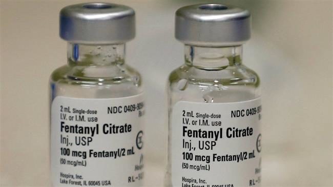 Small vials of fentanyl are shown in the inpatient pharmacy at the University of Utah Hospital in Salt Lake City.