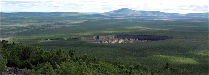Click to enlarge batagai gateway to hell siberia