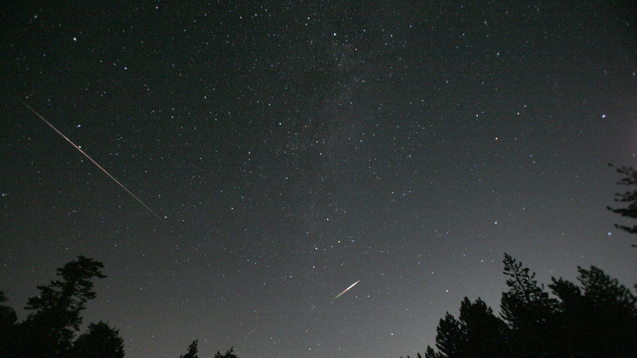 Click to enlarge Perseid showers