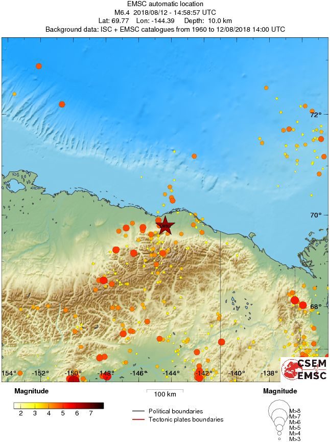Click to enlarge alaska quake 2018 august