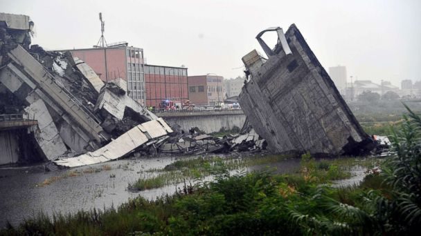genoa bridge collapse 2018