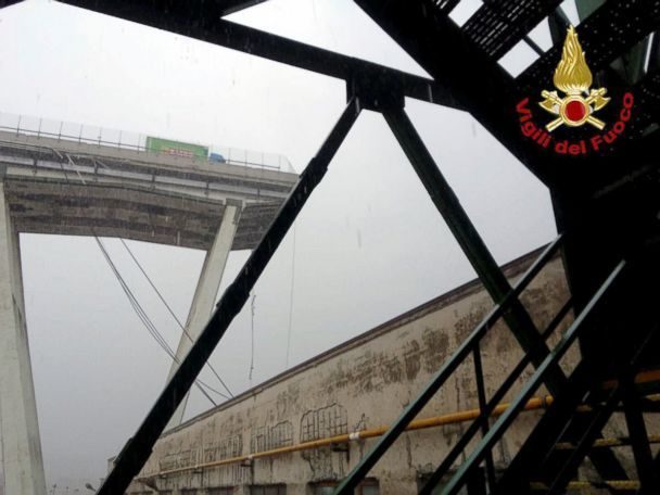 genoa bridge collapse 2018