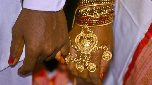 Indian couple gold