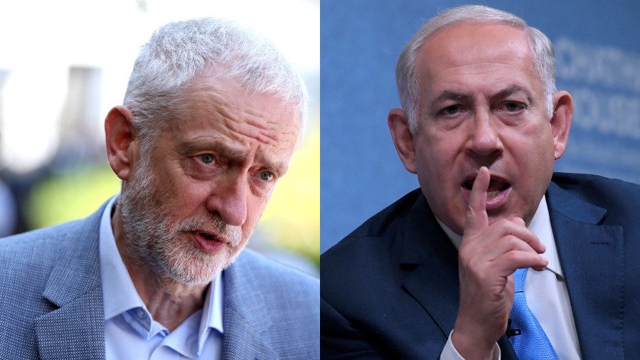 Click to enlarge corbyn netanyahu