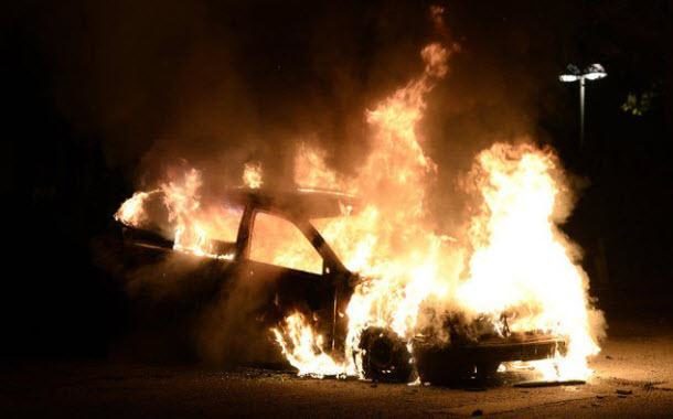 Click to enlarge torched car sweden