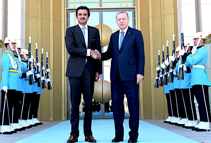 Click to enlarge Erdogan,al-Thani