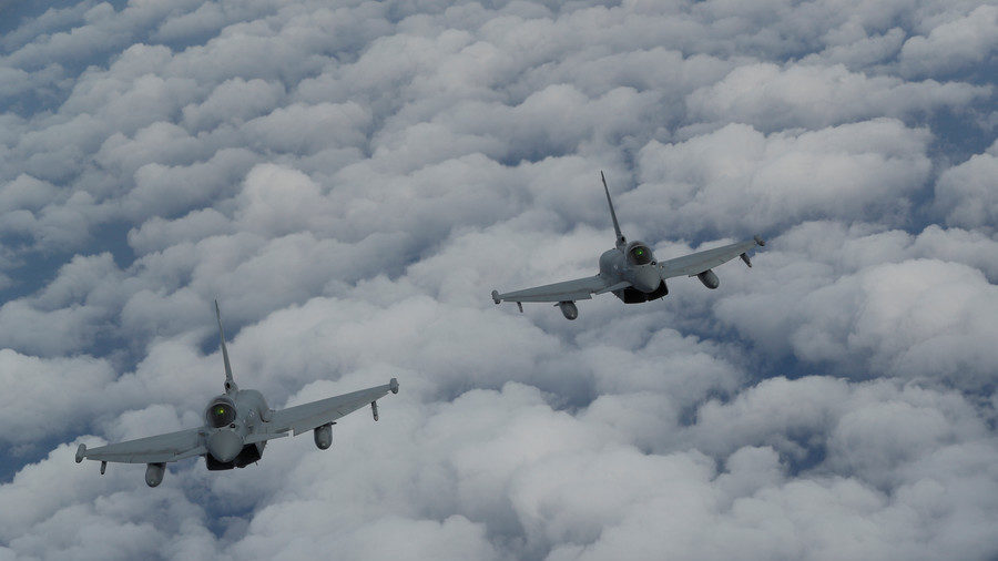 British Eurofighter Typhoon jets