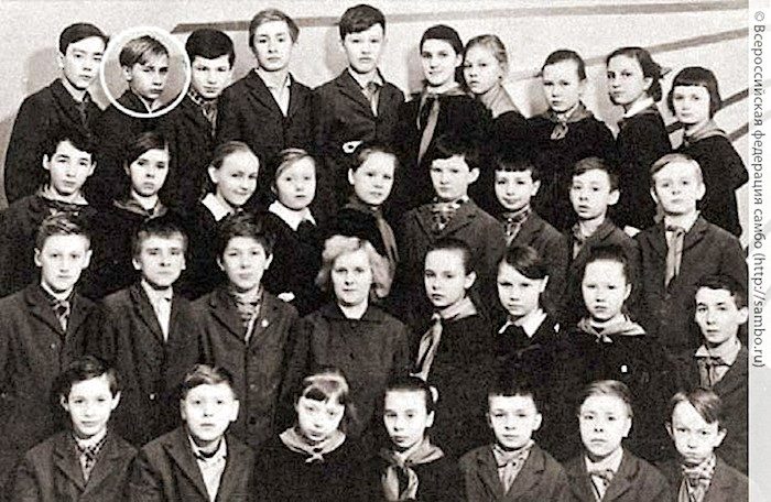Putin and Classmates