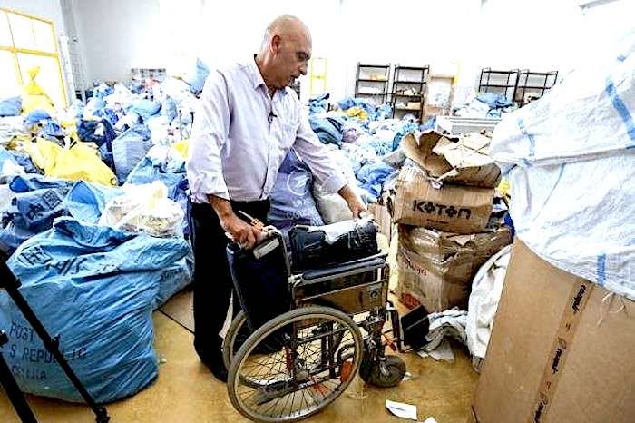 Undelivered Palestinian pakages