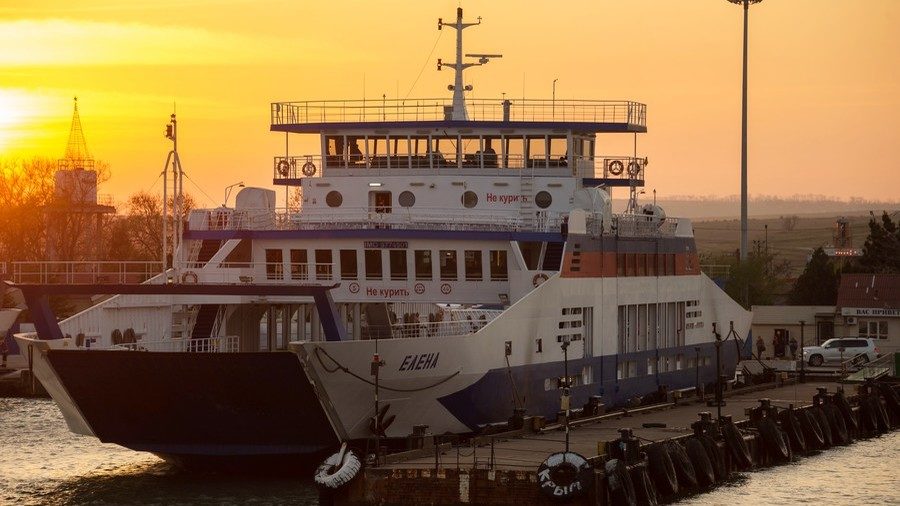 ferry Kerch Strait Crimea