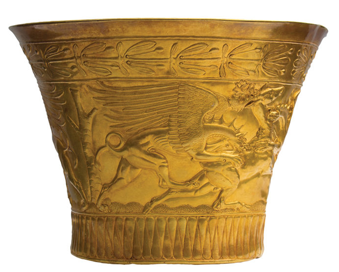 scythian gold goblet