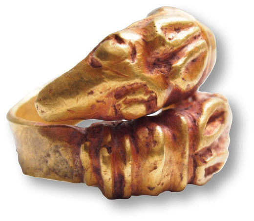 Click to enlarge gold ring scythians