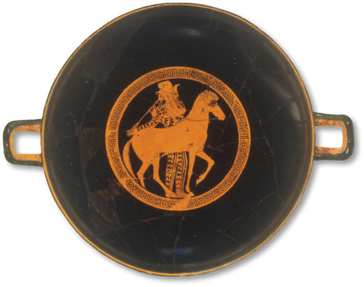 Click to enlarge greek drinking cup scythians