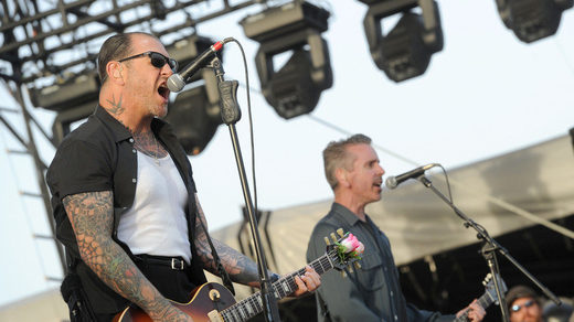 Mike Ness (left) of Social Distortion.