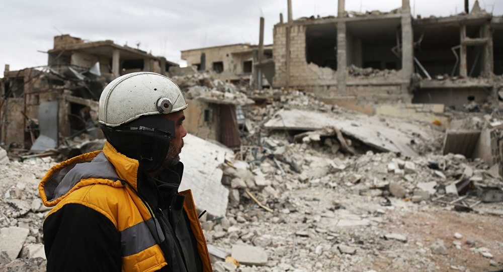 white helmets cascos blancos