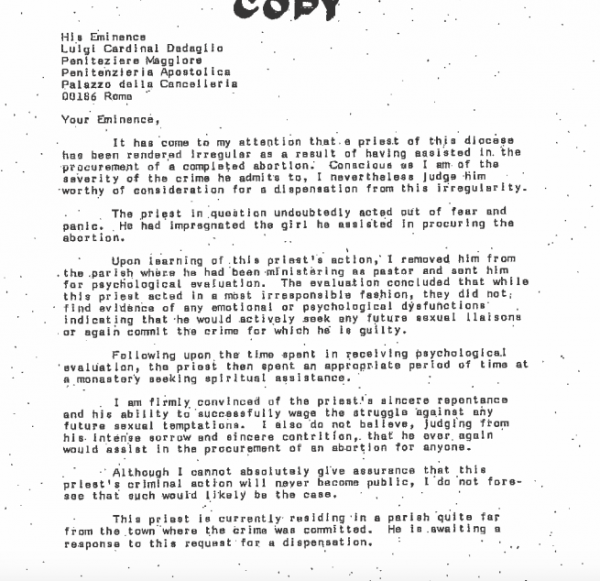 Click to enlarge Timlin's letter