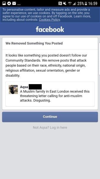 Click to enlarge facebook removal