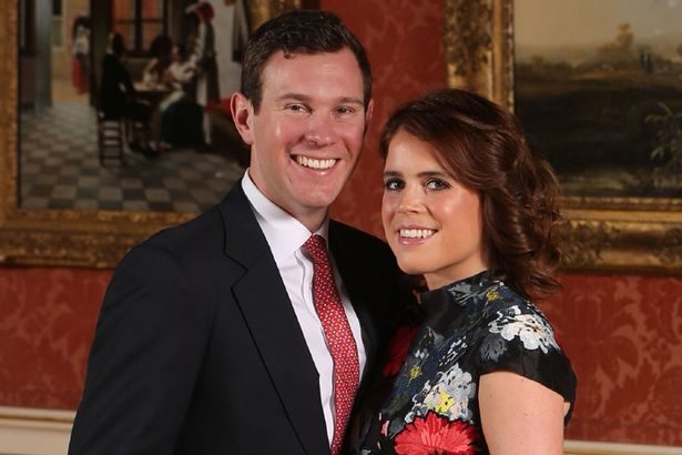 Click to enlarge Princess Eugenie with her fiance Jack Brooksbank