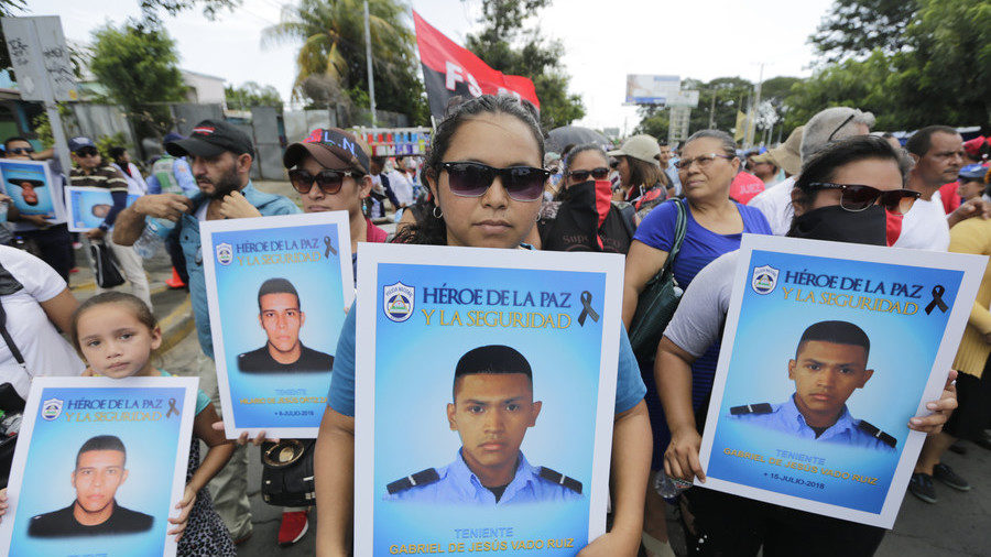 Nicaraguan protest photo
