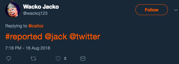 Click to enlarge Wacko Jacko tweet