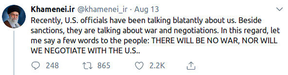 Click to enlarge iran tweets