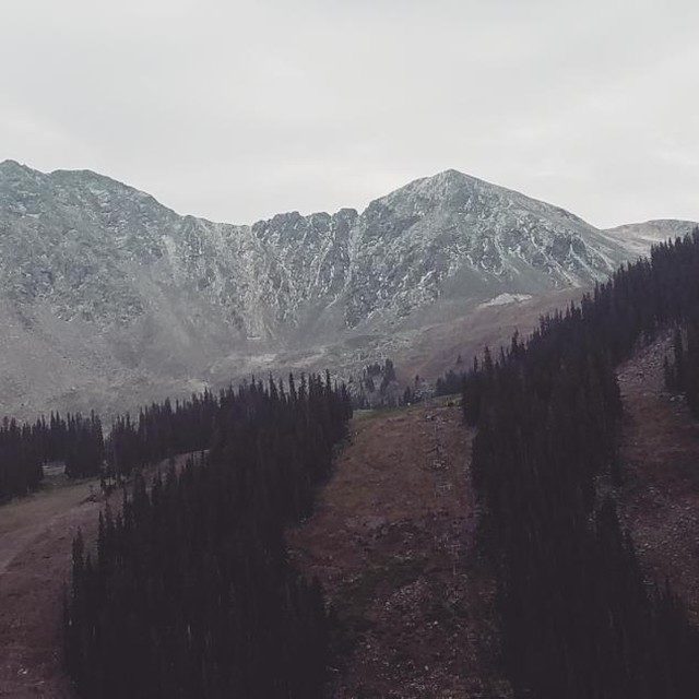 The first summer snow of the season fell on the high peaks at A-Basin Friday.