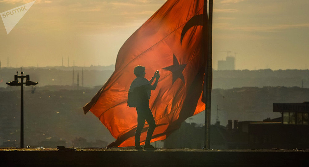 Click to enlarge turkey flag silhouette