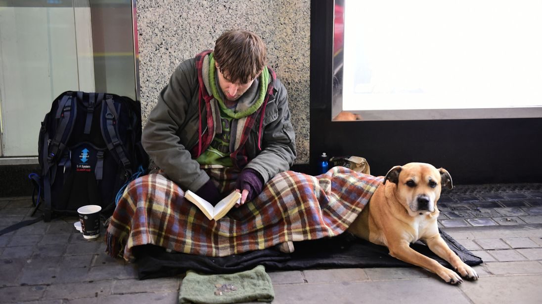 homeless london