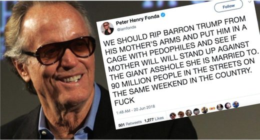 Peter Henry Fonda Trump  tweet
