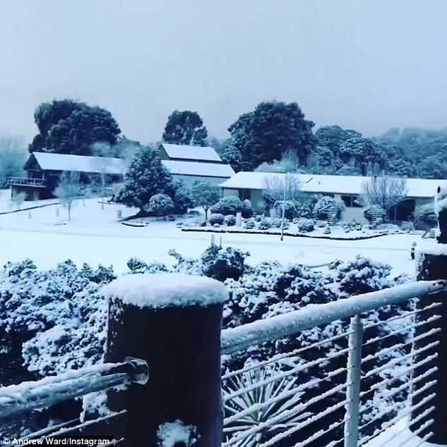 snow in Victoria