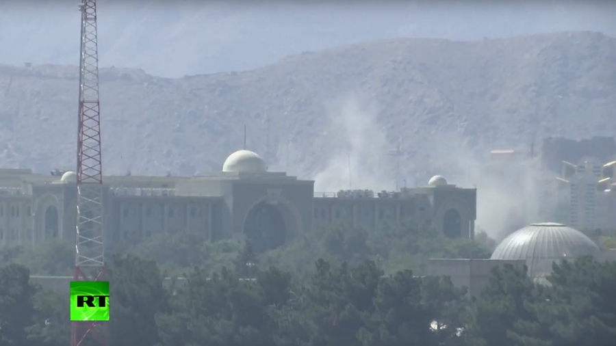 Rockets fired towards diplomatic area near presidential palace in Kabul