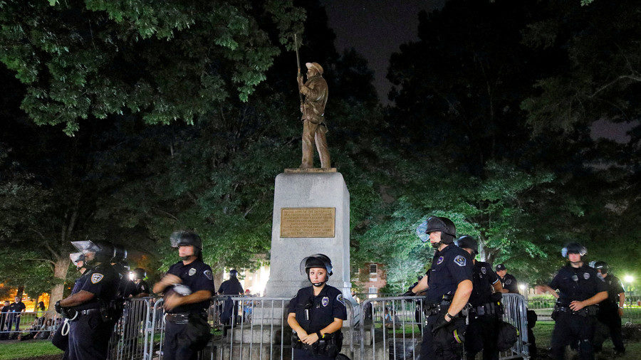 Click to enlarge silent sam statue