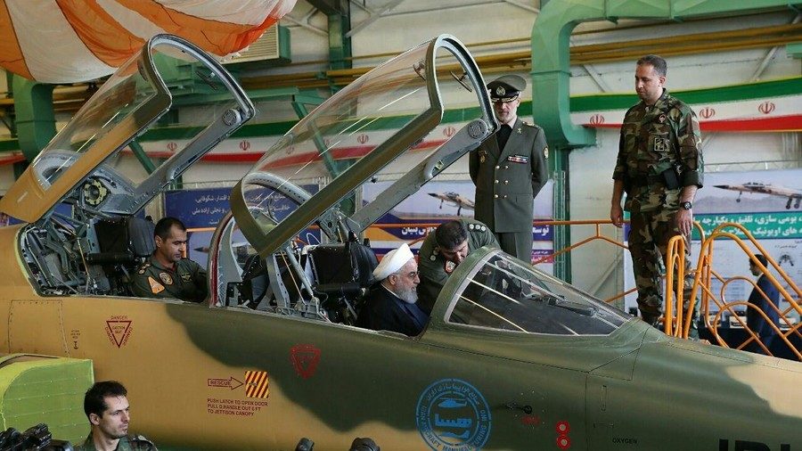 Hassan Rouhani fighter jet cockpit