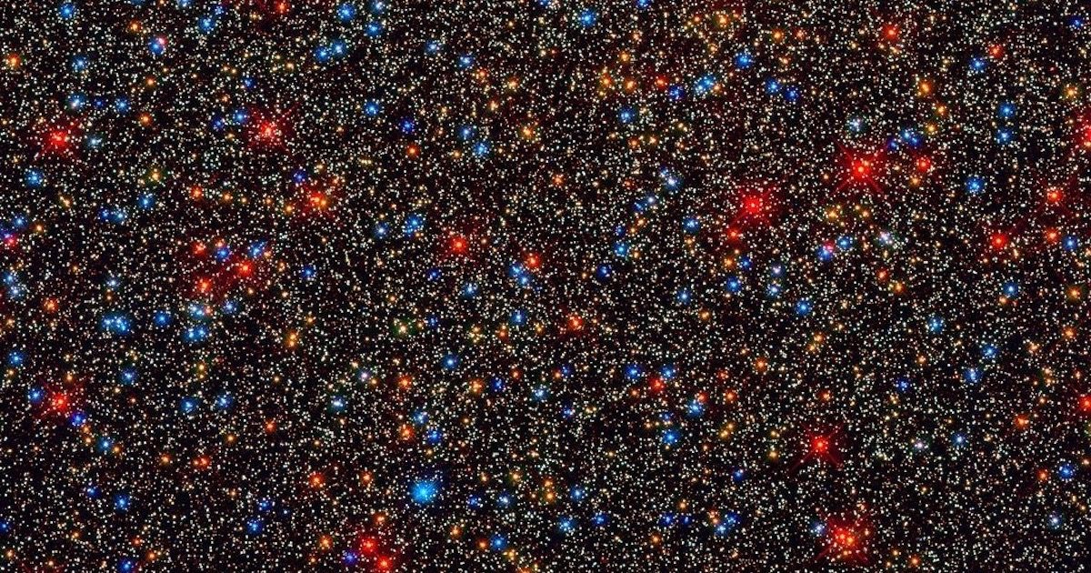 Click to enlarge Large Omega Centauri cluster