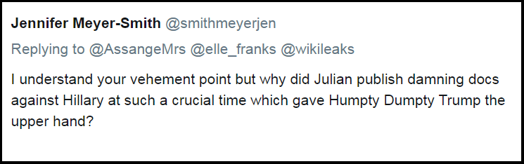 Click to enlarge tweet assange DNC leaks