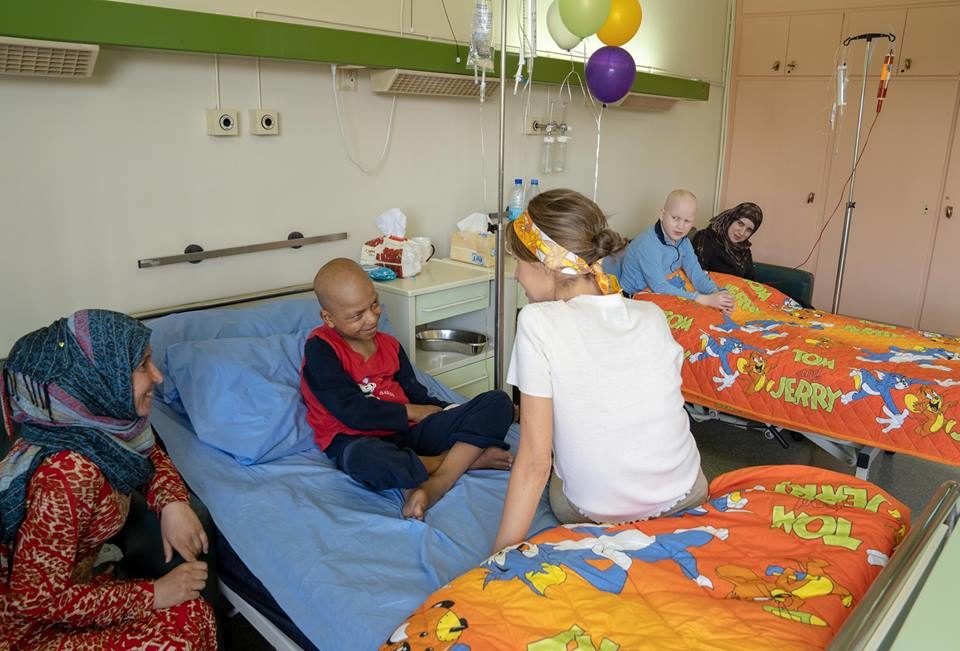 Asma al-Assad visit children's cancer hospital