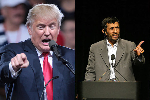 trump ahmadinejad