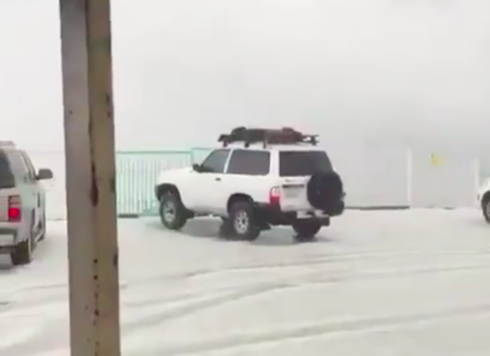 SNOW OR HAIL
