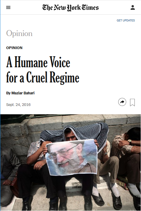 NYT iran regime