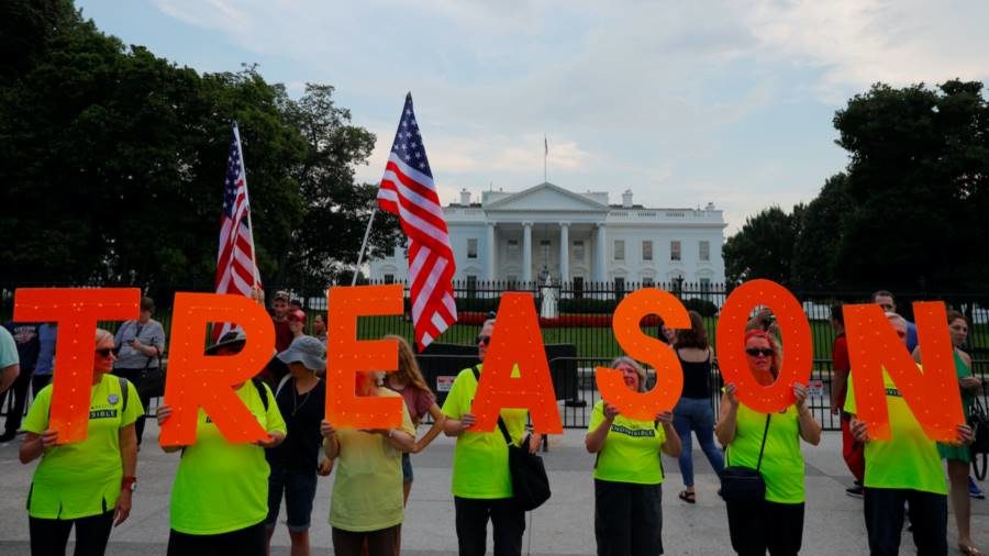 protestors white house