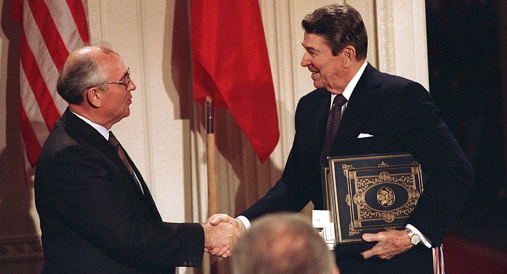 Reagan and Gorbachev