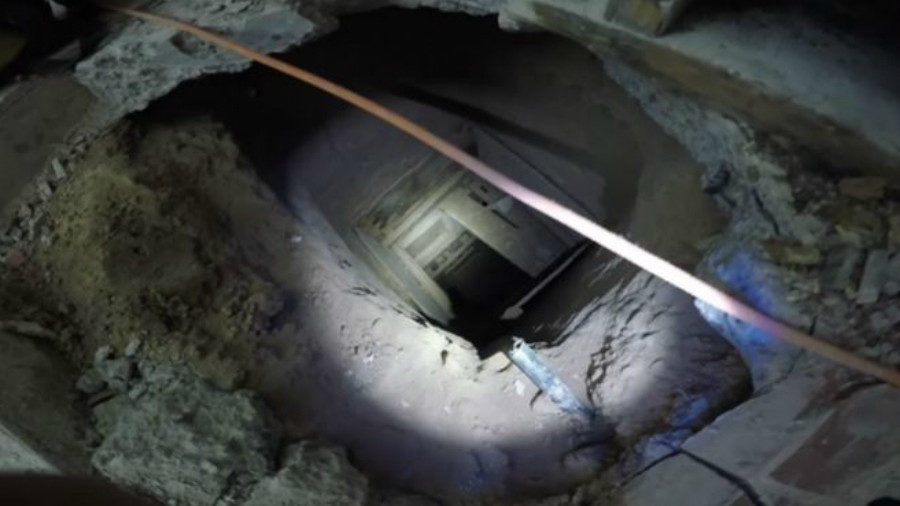 Click to enlarge US Border Patrol released a video of the tunnel.
