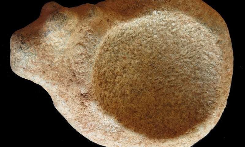 Click to enlarge ancient stone palette Kenya