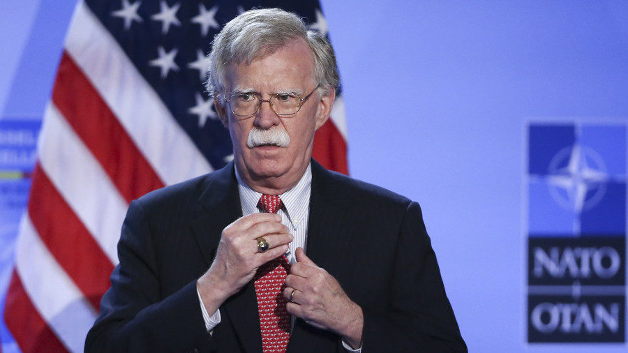 Click to enlarge National Security Advisor John Bolton